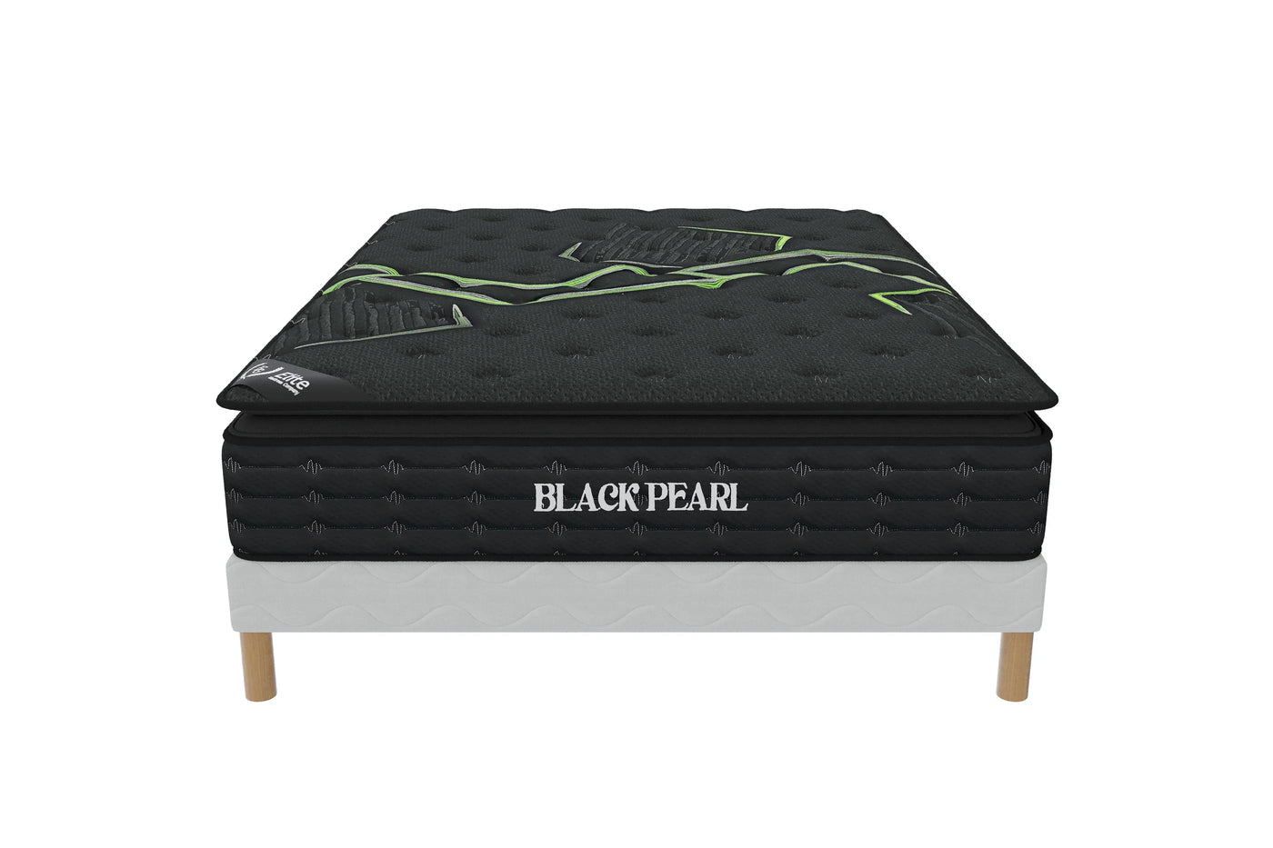 Matelas Black Pearl H28 cm – Soutien 7 zones & mousse mémoire de forme
