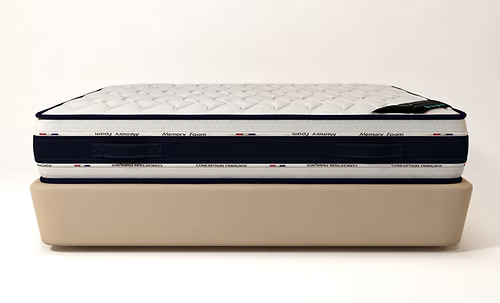 Matelas Elite Blue Memory H22cm – Mousse mémoire & soutien équilibré