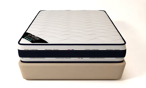 Matelas Elite Blue Memory H22cm – Mousse mémoire & soutien équilibré