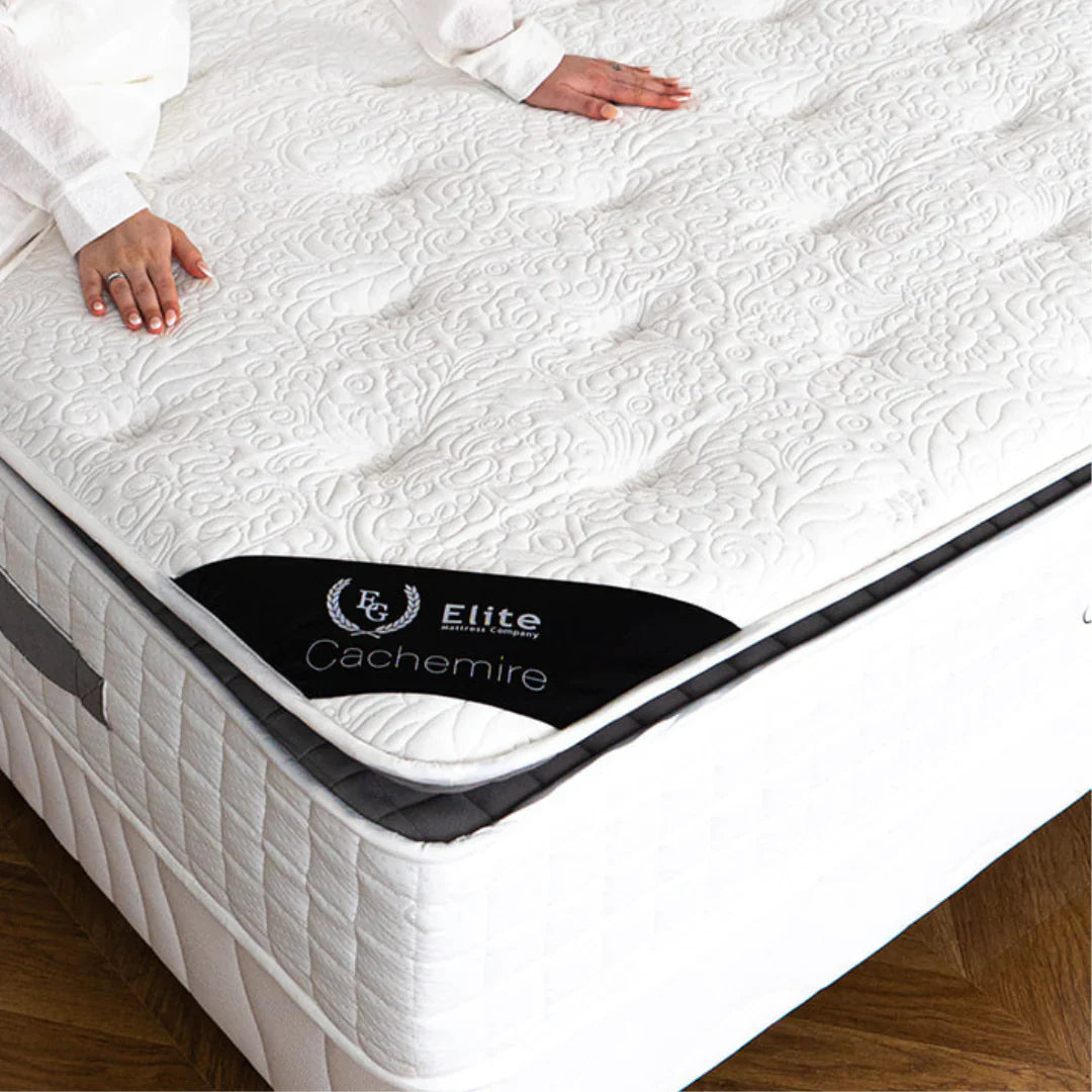 Matelas Cachemire – 27 cm – Confort Premium & Ressorts Ensachés
