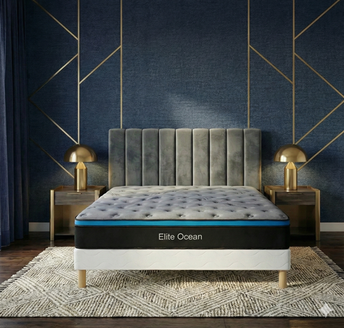 Matelas Elite Ocean H28cm – Ressorts ensachés & Memory Gel Fresh