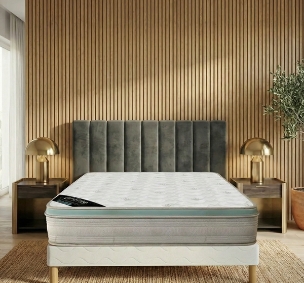 Matelas Elite Aloe Vera H27cm – Mémoire de forme & bien-être naturel