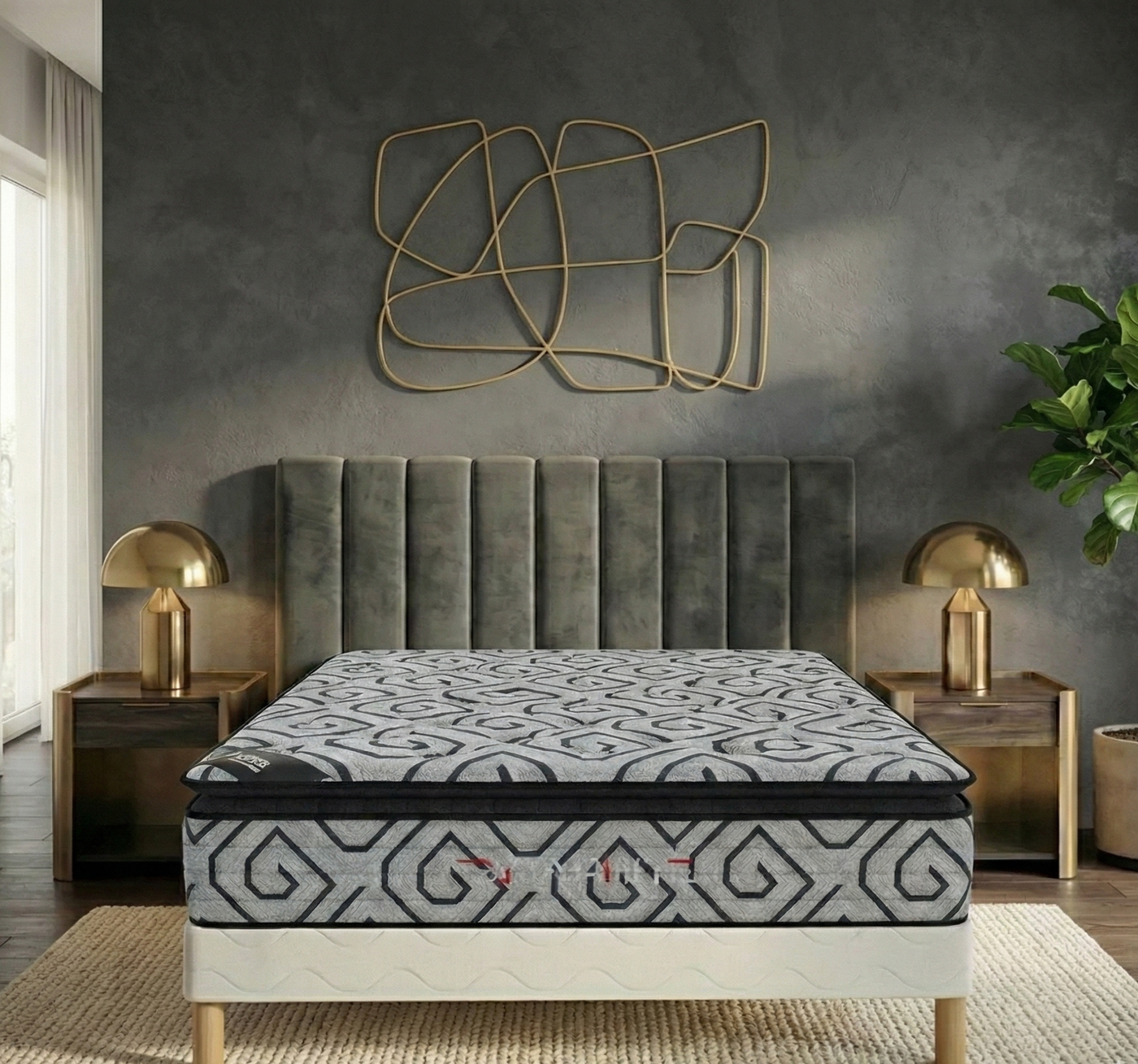 Matelas Graphite 28 cm – Technologie Graphène & Confort 7 Zones