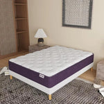 Matelas Elite Panda Purple – 32 cm – Ressorts Ensachés & Mémoire de Forme Bambou Charcoal