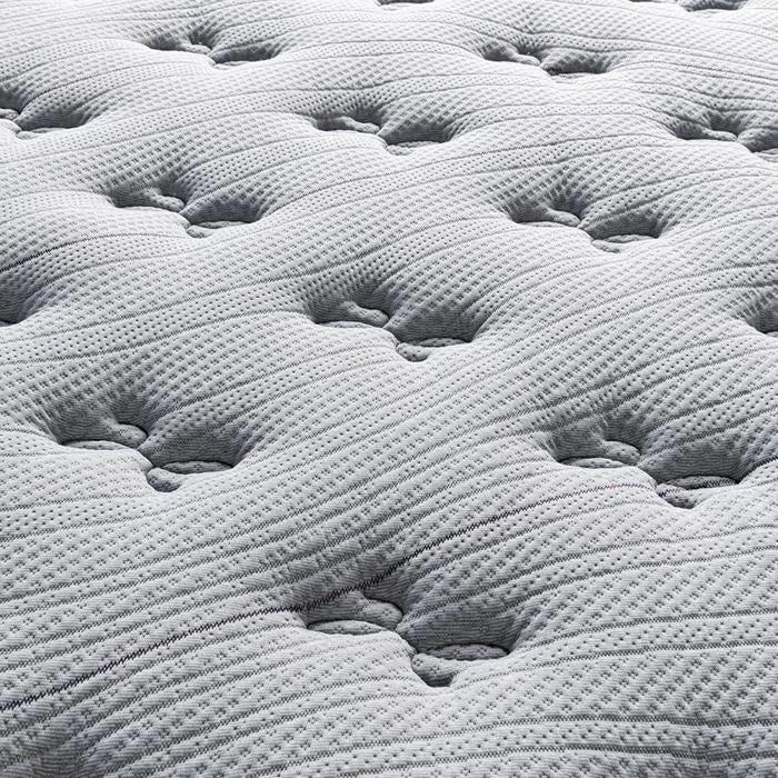 Matelas Elite Panda Purple – 32 cm – Ressorts Ensachés & Mémoire de Forme Bambou Charcoal